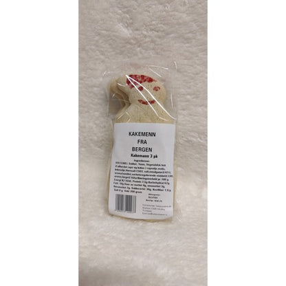 Cookie Figures from Bergen (kakemenn fra Bergen) 3 pack  200 grams Norwegian Foodstore