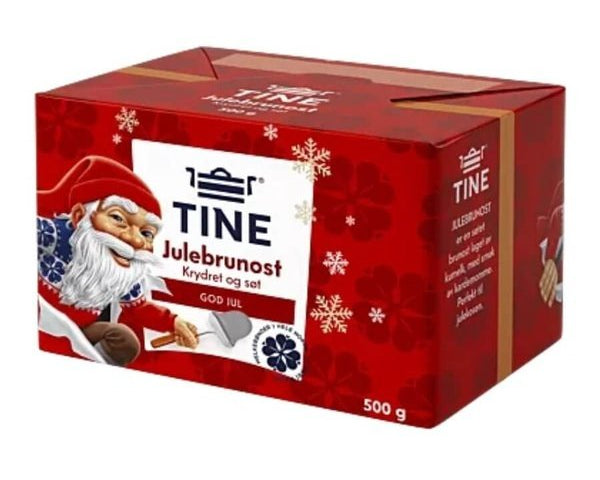 Christmas Brunost 500 grams (Julebrunost) Norwegian Foodstore
