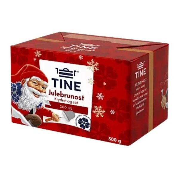 Christmas Brunost 500 grams (Julebrunost) Norwegian Foodstore