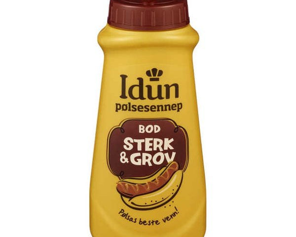 Idun Bod Sennep (Mustard) 490 grams Norwegian Foodstore