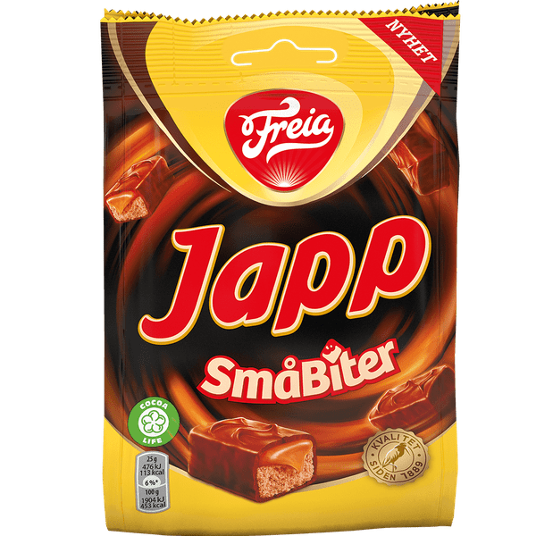 Freia Japp chocolate pieces 150 gram (Småbiter) Norwegian Foodstore