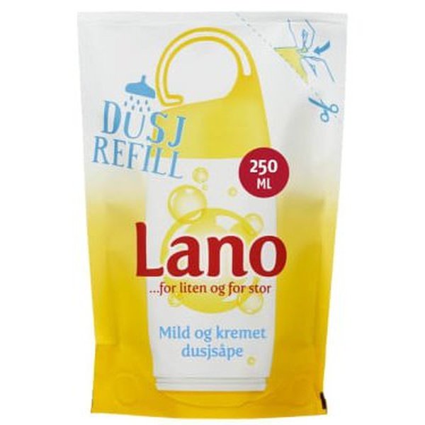 Lano shower soap refill 250 ml (Dusjsåpe) Norwegian Foodstore