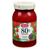 Lerum Strawberry Jam (Jordbær syltetøy uten tilsatt sukker) 330gr Norwegian Foodstore