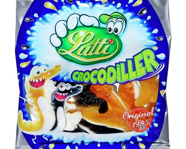 Lutti Crocodiles 130 gram (Krokodiller) Norwegian Foodstore