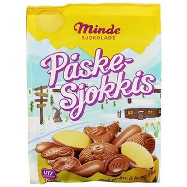 Happy Easter chocolate mix (God påske sjokkis) 180 grams Norwegian Foodstore