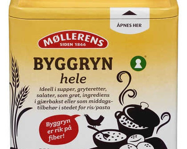 Møllerens Whole Barley (hele Byggryn) 550 grams Norwegian Foodstore