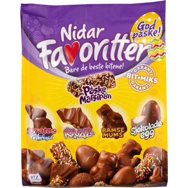 Nidar Easter Favorites (Nidar Påske Favoritter) 300 grams Norwegian Foodstore