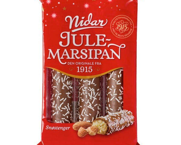 Nidar Christmas snow sticks 150 grams (Jule Snøstenger) Norwegian Foodstore