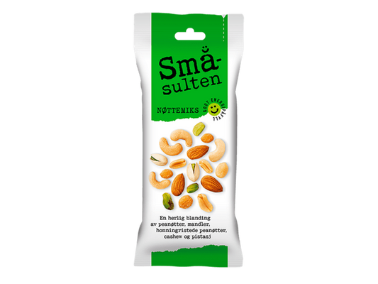 Nutmix Småsulten 60 grams Norwegian Foodstore