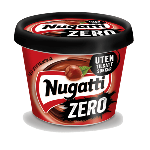 Nugatti Zero chocolate / nut spread 325 gram (Zero Sjokolade / nøtte pålegg) Norwegian Foodstore