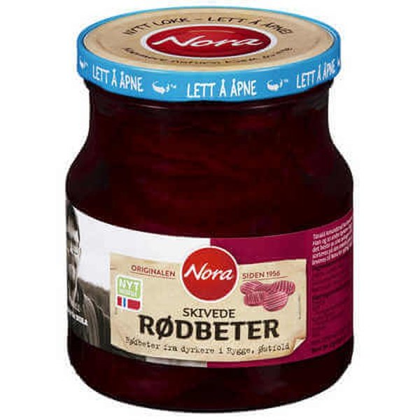 Beetroot in brine 580 grams (Rødbeter) Norwegian Foodstore
