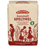 Møllerens Spelt Flour Whole Grain ( Sammalt Spelt Mel) 1 kg Norwegian Foodstore