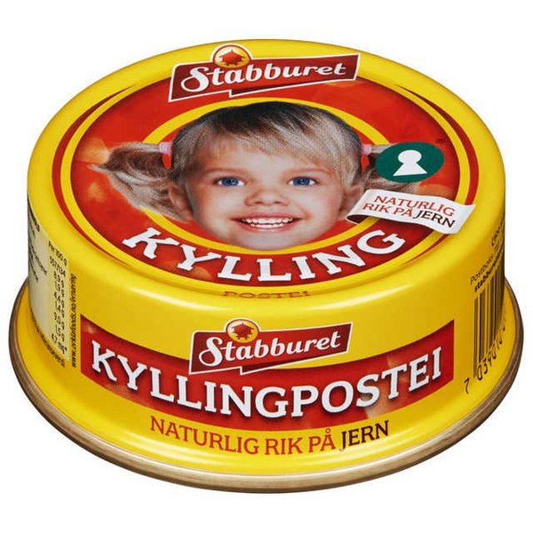 Stabburet Chicken liver pate 100 gram (Kyllingpostei) Norwegian Foodstore