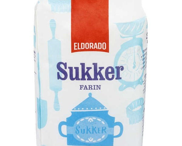 Sugar Eldorado (farin) 1 kg Norwegian Foodstore
