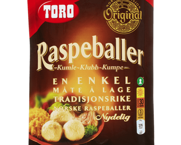 Toro Potato dumplin mix, 206grams (Raspeballer) Norwegian Foodstore
