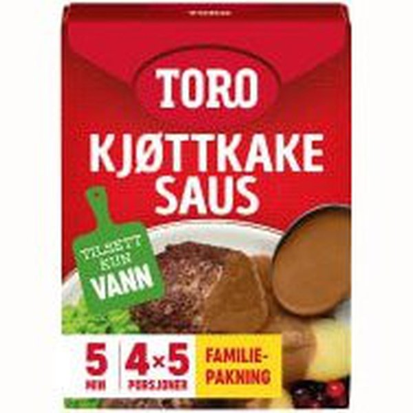 Kjøttkake sauce 4 pack 4x45 gram (Kjøttkakesaus 4 pakning) Norwegian Foodstore