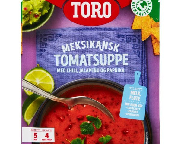 Toro Mexican Tomato Soup (Meksikansk tomatsuppe) 106 grams Norwegian Foodstore