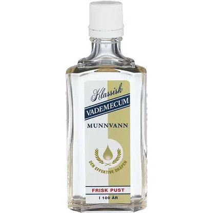 Klassisk Vademecum 75 ml mouthwash (munnskylle vann) Norwegian Foodstore