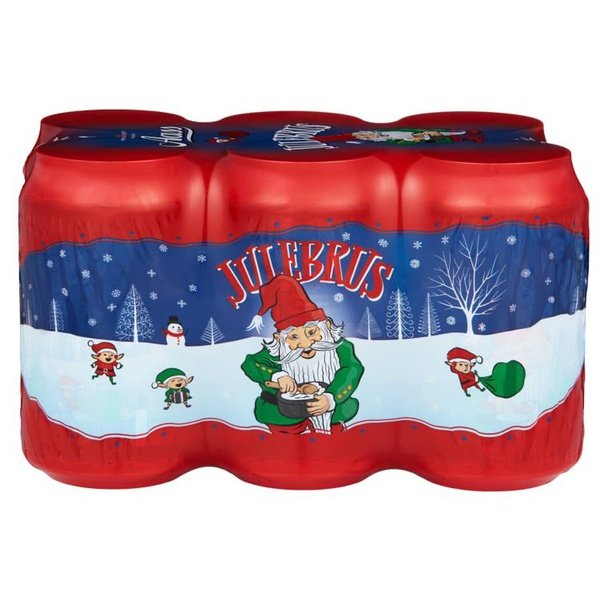 Aass Christmas Soda Can 0,33L (Julebrus) Norwegian Foodstore