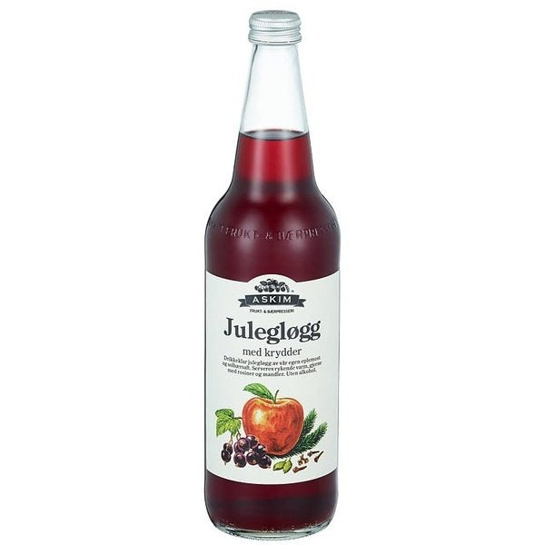 Askim Christmas gløgg apple, blackcurrant 0.7 litre (Julegløgg) Norwegian Foodstore