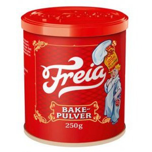 Freia Baking powder 250 grams (Bakepulver) Norwegian Foodstore