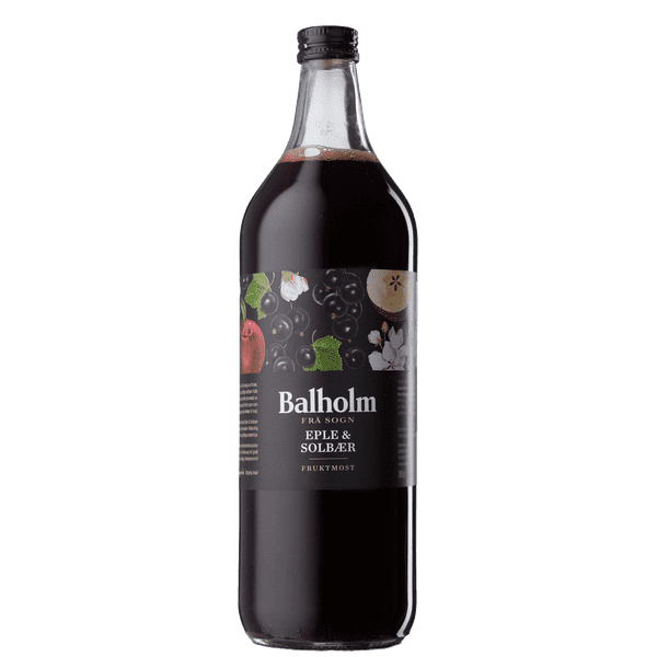 Balholm apple & blackcurrant juice (Eple og solbær fruktmost) 1 liter Norwegian Foodstore