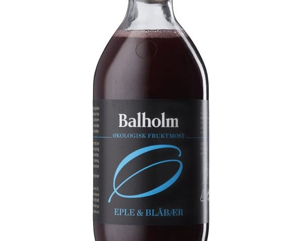 Balholm organic apple & blueberry juice (Eple & blåbær fruktmost) 0,33 liter Norwegian Foodstore