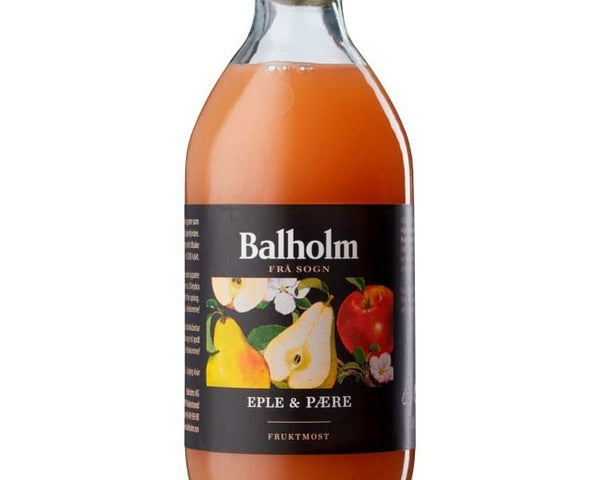 Balholm apple & pear juice (Eple & pære fruktmost) 0,33 liter Norwegian Foodstore