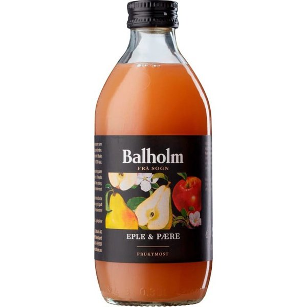 Balholm apple & pear juice (Eple & pære fruktmost) 0,33 liter Norwegian Foodstore