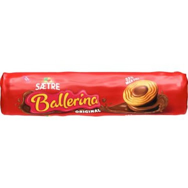 Ballerina nougat biscuit 190 gram (kjeks) Norwegian Foodstore