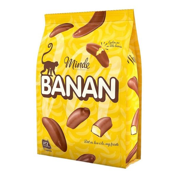 Minde Banana chocolate (Banan sjokolade) Norwegian Foodstore