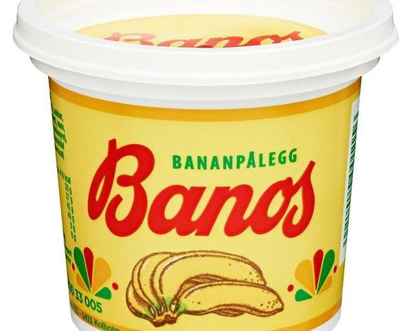 Banos banana spread (Banan pålegg) 240 grams Norwegian Foodstore