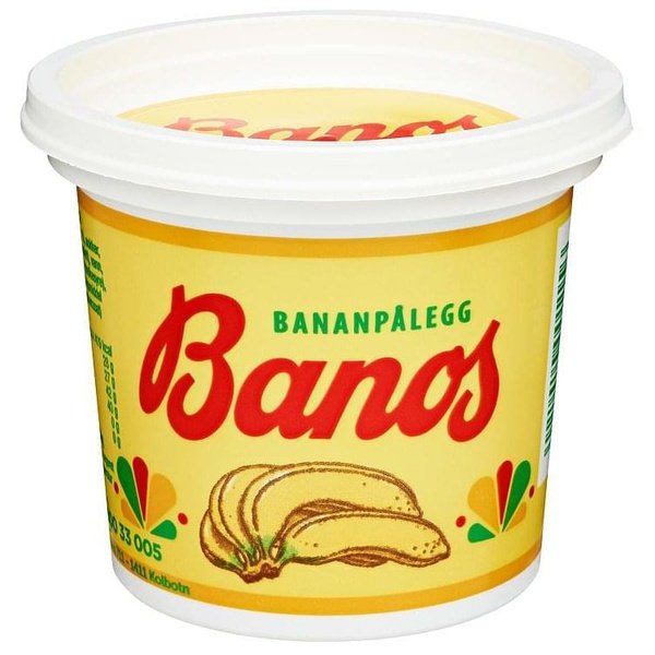 Banos banana spread (Banan pålegg) 240 grams Norwegian Foodstore