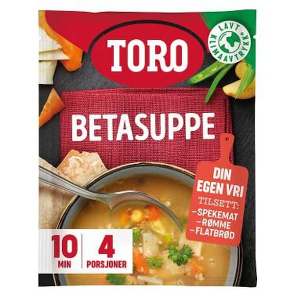 Toro Beta soup 112 grams (Betasuppe) Norwegian Foodstore