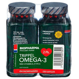 Biopharma Tripple Omega-3 - 144 capsules Norwegian Foodstore