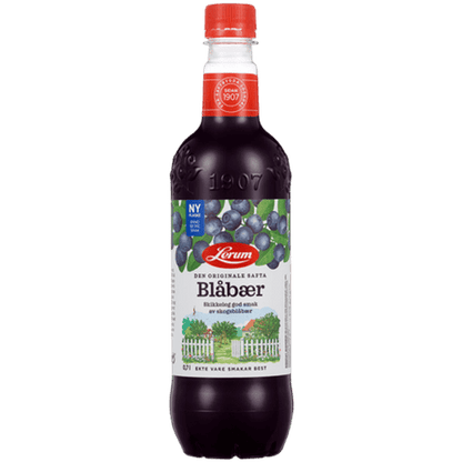 Lerum Blueberry saft 7 dl concentrate (Blåbærsaft) Norwegian Foodstore