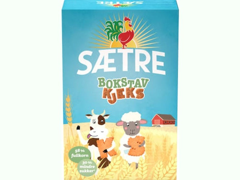 Biscuit of letters 175 gram (Bokstavkjeks) Norwegian Foodstore