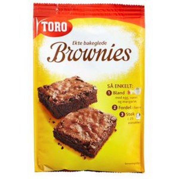 Toro brownies mix 530 grams Norwegian Foodstore