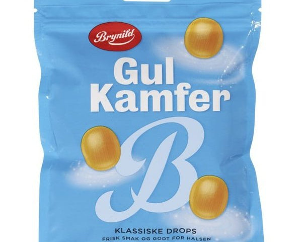 Brynhild Gul Kamfer 170 grams Norwegian Foodstore
