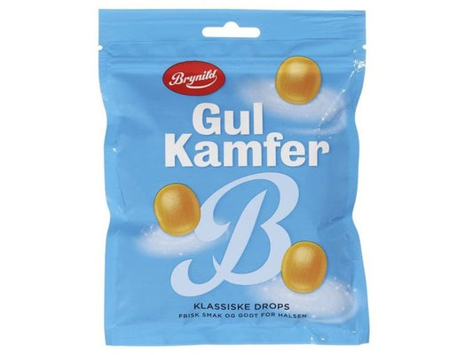Brynhild Gul Kamfer 170 grams Norwegian Foodstore