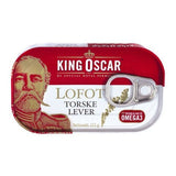 King Oscar Cod liver (Torske Lever) 121 gram Norwegian Foodstore