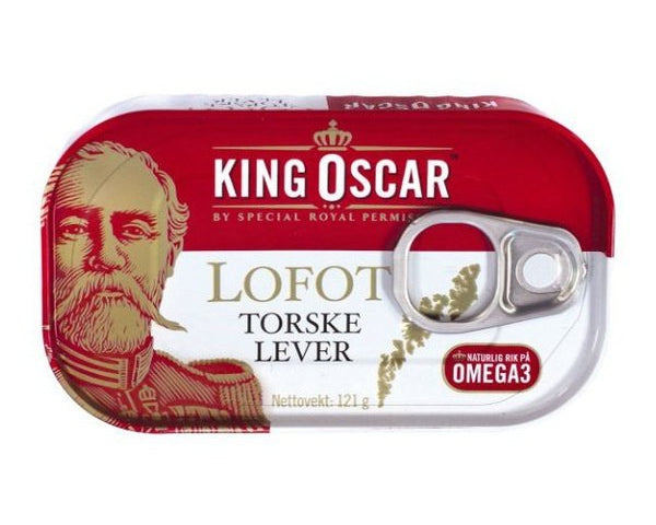 King Oscar Cod liver (Torske Lever) 121 gram Norwegian Foodstore