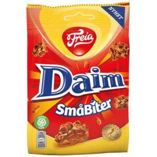 Freia Daim chocolate pieces 145 gram (Småbiter) Norwegian Foodstore