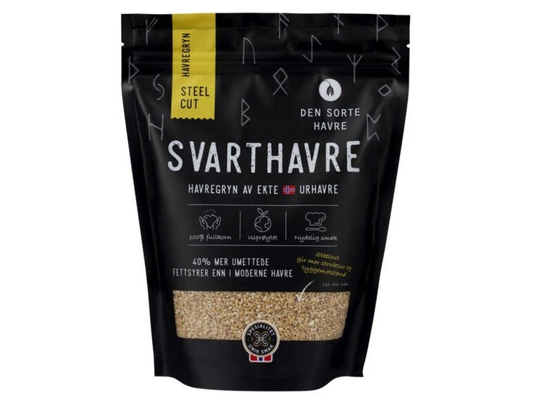 Den Sorte Havre Steel Cut Black Oats (Urhavre steelcut) 500gram Norwegian Foodstore