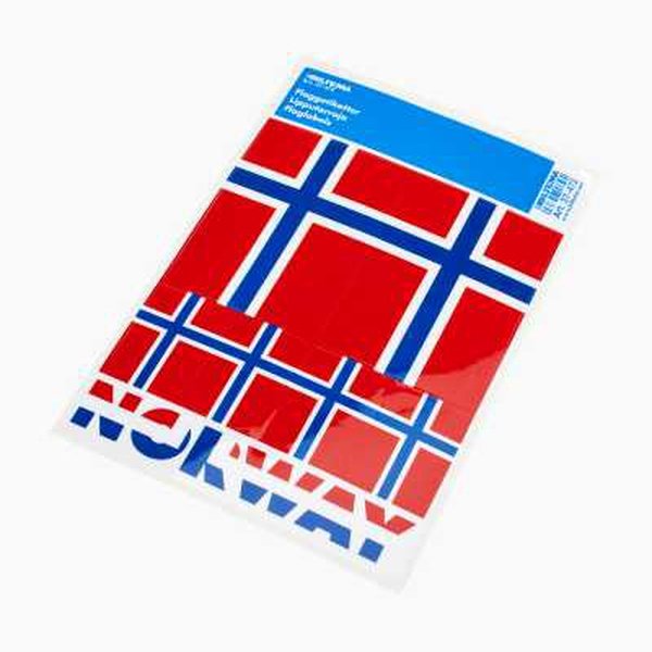 Norwegian Flag Stickers (Norsk flagg klistremerker) Norwegian Foodstore