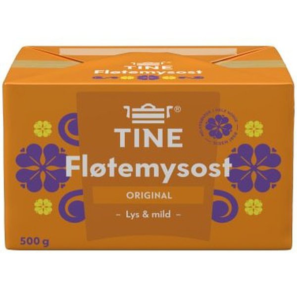 Tine Brown cheese 500 gram (Brunost - Fløtemysost) Norwegian Foodstore