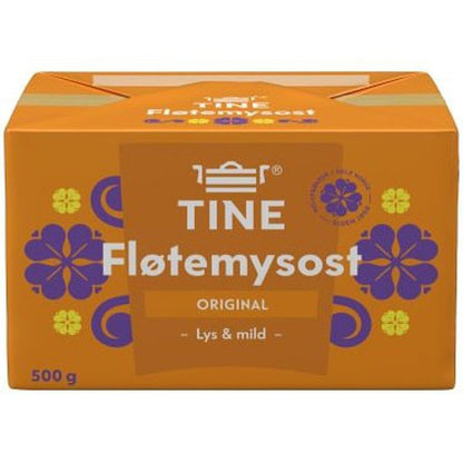 Tine Brown cheese 500 gram (Brunost - Fløtemysost) Norwegian Foodstore