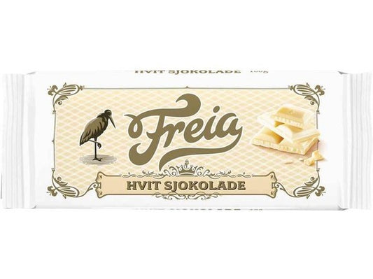 Freia White chocolate 100 grams (Hvit sjokolade) Norwegian Foodstore