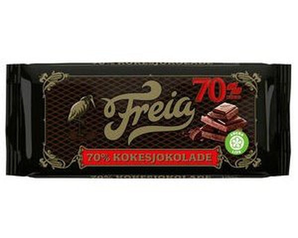Freia Dark chocolate 70% (Kokesjokolade) Norwegian Foodstore