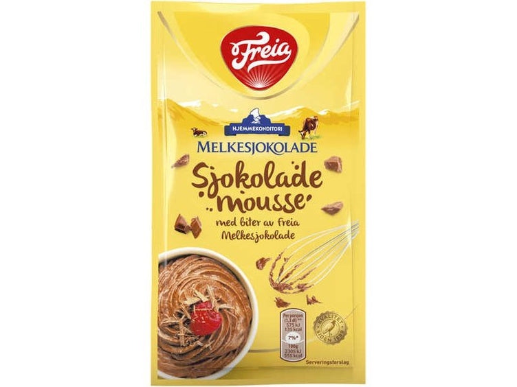 Freia Milk Chocolate Mousse mix 100 grams Norwegian Foodstore